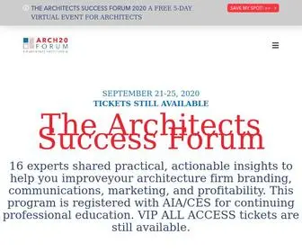 Archsuccess.com(Helping you Build a Better Firm by The Architect's Success Forum) Screenshot