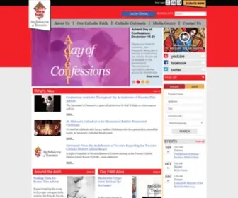 Archtoronto.org(Archdiocese of Toronto) Screenshot