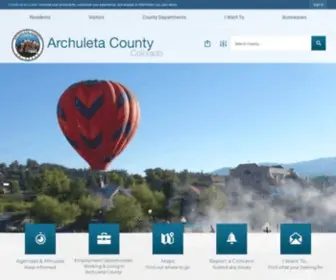 Archuletacounty.org(Archuleta County) Screenshot