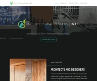 Archveneers.com(Architectural Veneers International) Screenshot