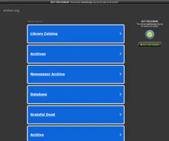 Archve.org(De beste bron van informatie over archve) Screenshot