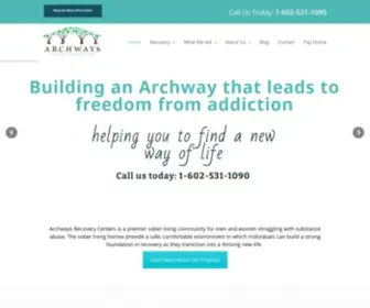 Archwaysrecoverycenters.com(Archways Recovery Centers) Screenshot