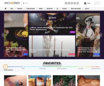 ArchZiner.com(Online magazine) Screenshot