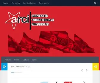 Arcigrosseto.com(Comitato Territoriale "Norma Parenti") Screenshot