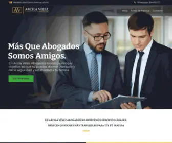 Arcilavelezabogados.com(Te ofrezco una consultoría gratis de 15 minutos de inmediato) Screenshot