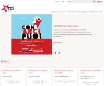 Arcimilano.it(Arci Milano) Screenshot