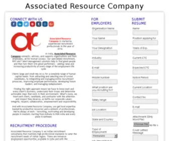 ArcJobs.in(Associated Resource Company (ARC)) Screenshot