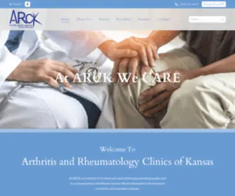 ARCK.org(Arthritis and Rheumatology Clinics of Kansas) Screenshot