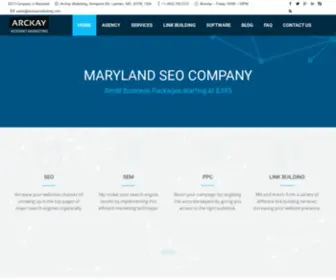 Arckaymarketing.com(Arckay Marketing) Screenshot