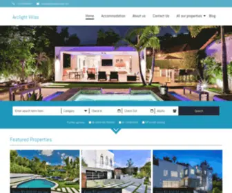 Arclightvillas.com(Arclightvillas) Screenshot