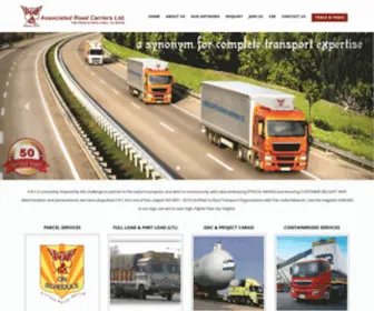Arclimited.com(Associated Road Carriers Ltd) Screenshot