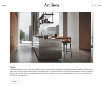 Arclinea.com(Italian Kitchen Design) Screenshot