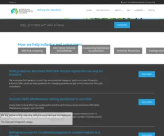 ARCLTD.org.au(Australian Refrigeration Council Ltd) Screenshot
