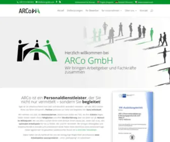 Arco-GMBH.com(ARCO GmbH) Screenshot