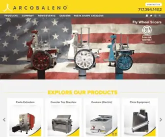 Arcobalenollc.com(Arcobaleno Pasta Machines) Screenshot