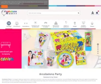 Arcobalenoparty.it(Decorazioni torte e addobbi per feste) Screenshot