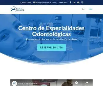 Arcodental.com(Clínica Arco Dental) Screenshot