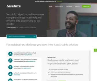 Arcoinfo.com(Home) Screenshot