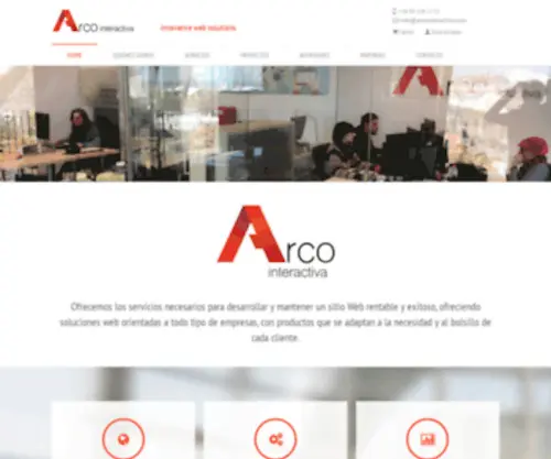 Arcointeractiva.com(Diseño web Mataró) Screenshot