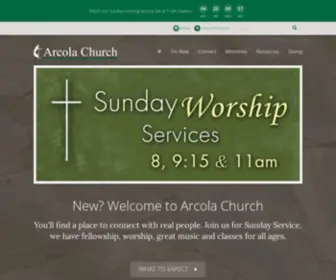 Arcolachurch.org(Arcola United Methodist Church) Screenshot