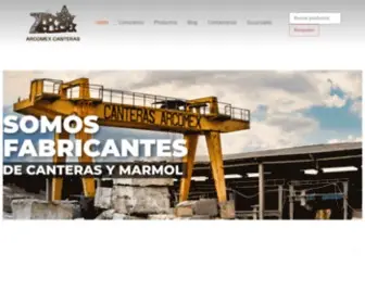 Arcomexcanteras.com.mx(Arcomex Canteras) Screenshot