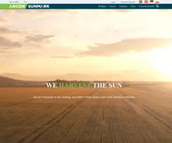 Arcon.dk(Solarthermische Großprojekte) Screenshot