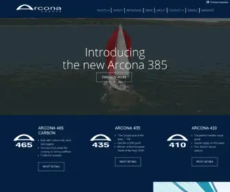Arconayachts.se(Arcona Yachts) Screenshot