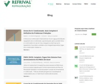 Arcondicionadorefrival.com(Refrival Refrigeração e Ar Condicionado) Screenshot