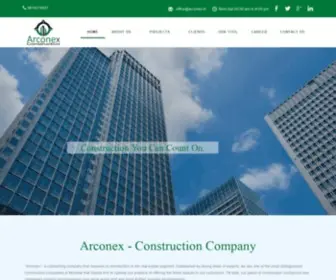 Arconex.in(Construction Companies in Mumbai) Screenshot