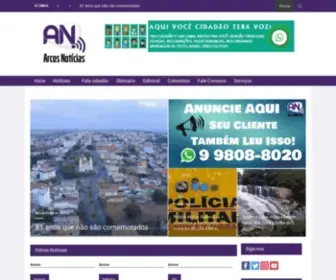 Arcosnoticias.com.br(Arcos Notícias) Screenshot