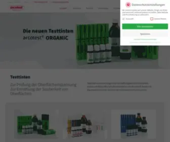Arcotest.info(Testtinten und Teststifte) Screenshot