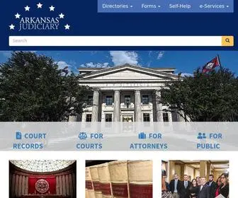 Arcourts.gov(The official web site for the Arkansas Supreme Court) Screenshot
