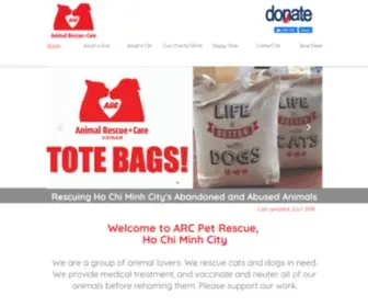 ArcPets.com(Animal Adopt and Rescue Vietnam) Screenshot