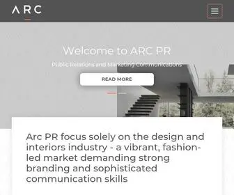 ARCPR.co.uk(ARC PR) Screenshot