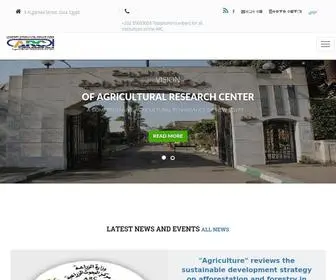 ARC.sci.eg(Agricultural Research Center) Screenshot