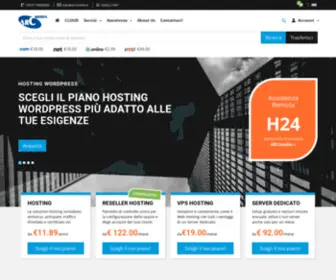Arcserver.it(ARCmedia Domini internet hosting) Screenshot