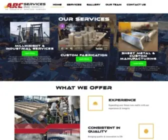Arcservices.pro(Object Experts in the Industrial Millwright Services) Screenshot