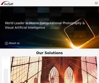 Arcsoft.com(Global leader in imaging technology) Screenshot