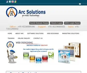 Arcsolutions.asia(Arc Solutions) Screenshot