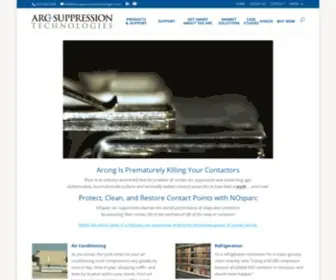 Arcsuppressiontechnologies.com(Arc Suppression Technologies) Screenshot