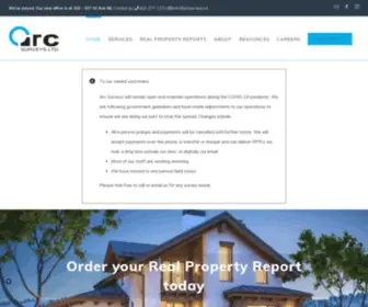 Arcsurveys.ca(Arc Surveys) Screenshot