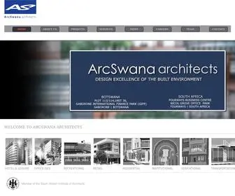 Arcswana.com(ARCSWANA ARCHITECTS) Screenshot
