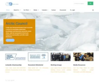 Arctic-Council.org(The Arctic Council) Screenshot