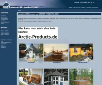 Arctic-Products.com(Gartenmöbel) Screenshot