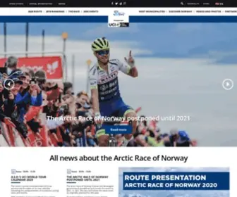 Arctic-Race-OF-Norway.com(Official website of Arctic Race of Norway cycling race 2021) Screenshot