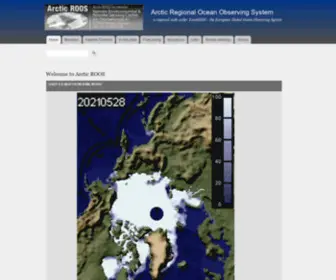 Arctic-Roos.org(Arctic Regional Ocean Observing System) Screenshot