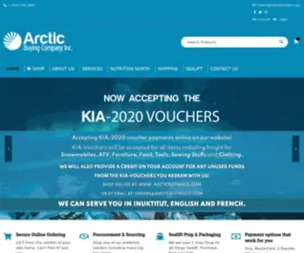 Arcticbuyingco.com(Arctic Buying Company) Screenshot