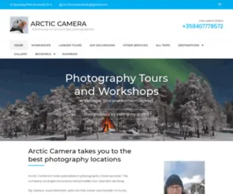 Arcticcamera.fi(Adventures for passionate photographers) Screenshot