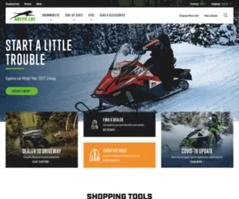 Arcticcat.com(Arctic Cat) Screenshot