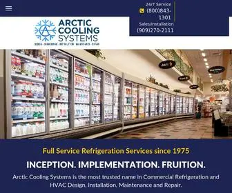 Arcticcoolsys.com(Arctic Cooling Systems) Screenshot